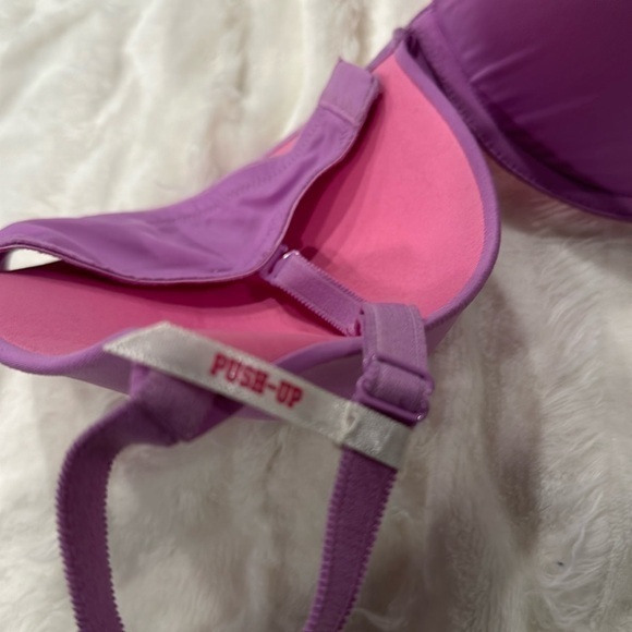 PINK PUSH UP by Pinkish Victoria Secret Bra 36DD *BRAS* 💜 NWOT - Picture 3 of 4